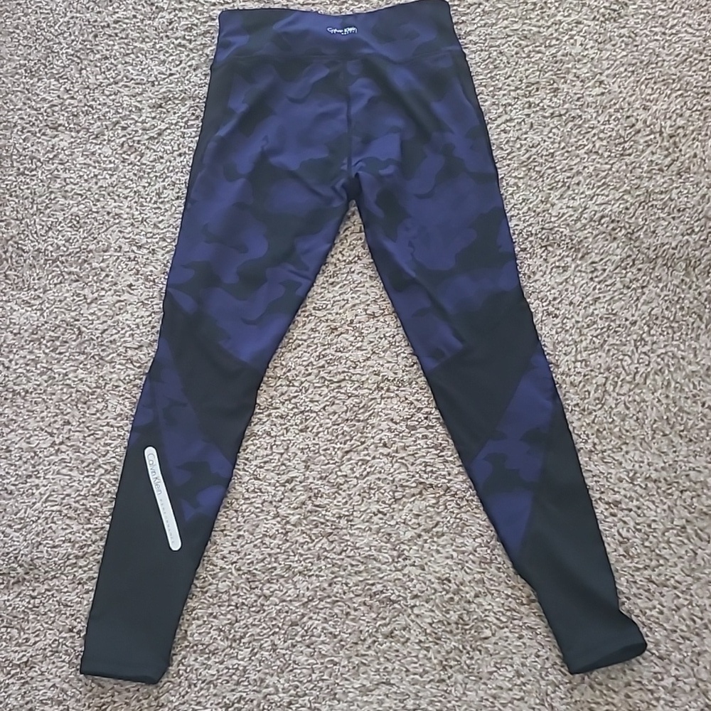 Calvin Klein Blue and Black Leggings - Picture 5 of 7